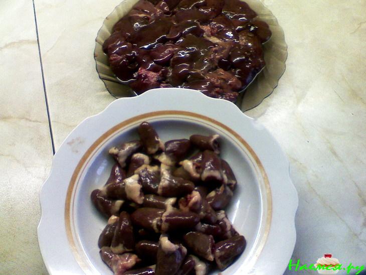 "Печёночное суфле с овощами"