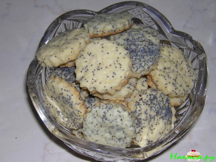 Песочное печенье с маком Песочное печенье с маком
