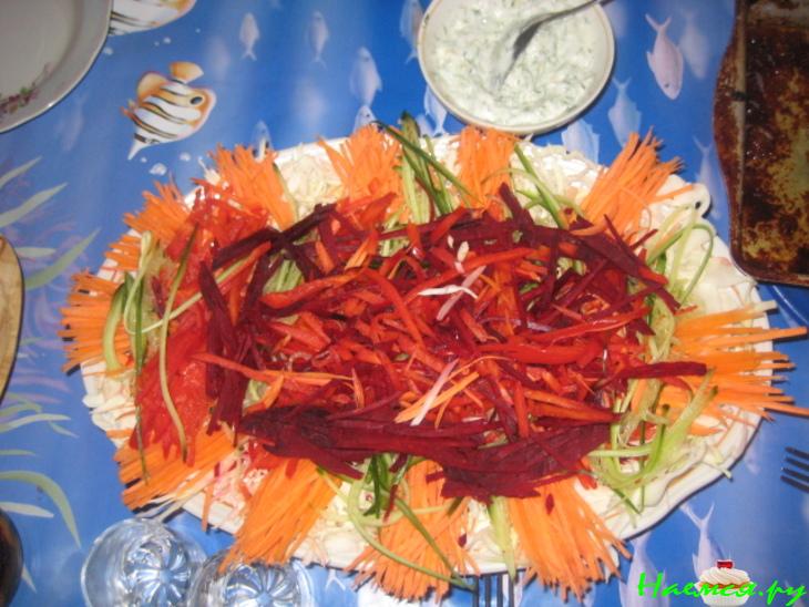 Салат овощной "Юбилейный"