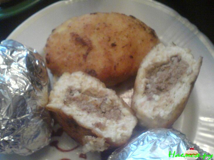 Куриные котлеты комбинированные или 2 в одном