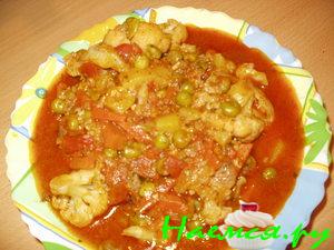 Рагу из курицы