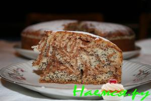 Постный пирог с маком и лимоном Постный пирог с маком и лимоном