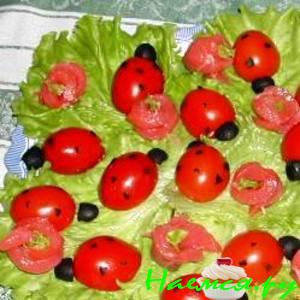 Закуска "Божьи коровки"