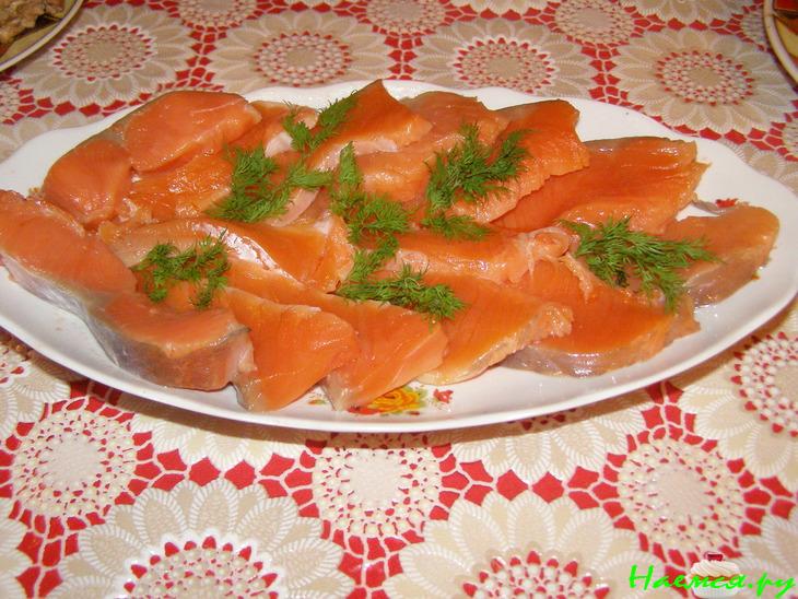 Малосольная пряная форель