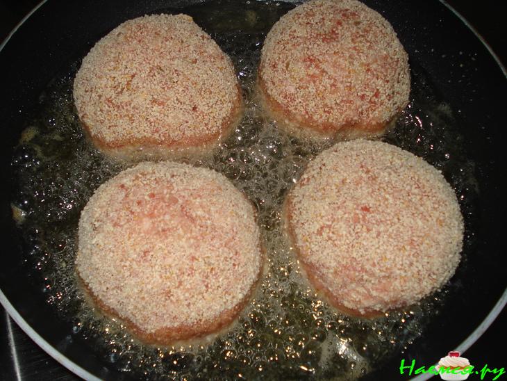 Котлеты "Павлиний глаз"