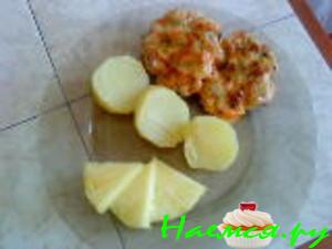 Рыбные котлеты из семги (форели)