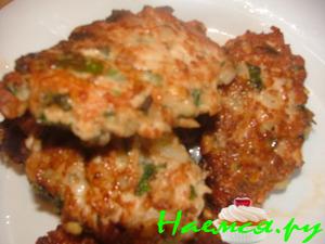 Куриные оладушки с соусом Терияки Куриные оладушки с соусом Терияки