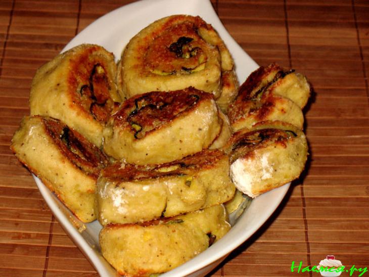 Картофельные рулетики с грилованными цуккини Картофельные рулетики с грилованными цуккини
