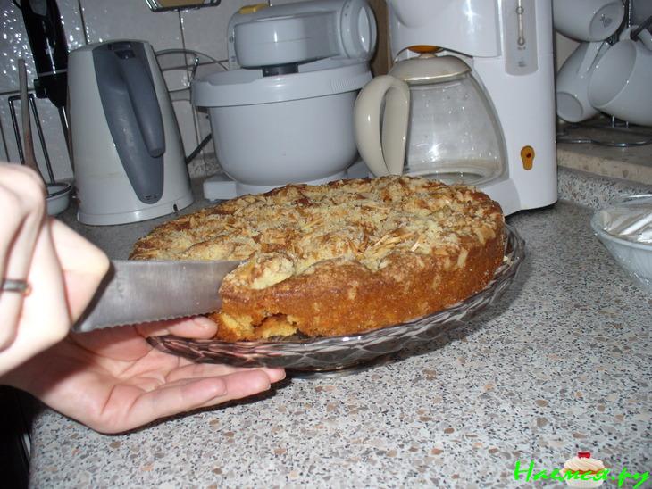 Миндально-яблочный пирог