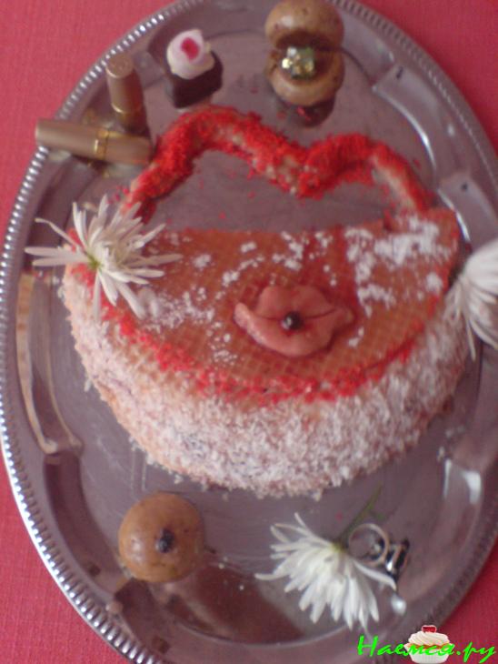 Торт "Модная косметичка подружке"