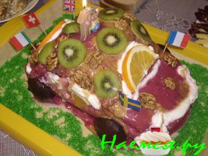 Торт "Машинка" на Первый День Рождения Сынули