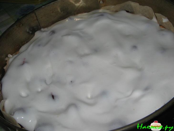 Пирог песочный яблочно-вишневый