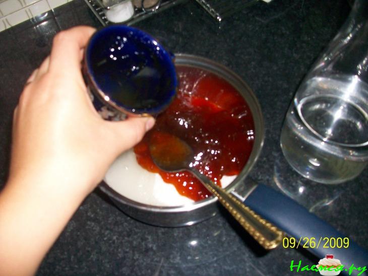 Персиковый пирог с манкой