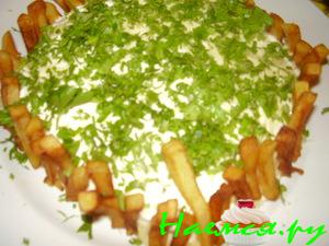 Слоеный салат "Забор"