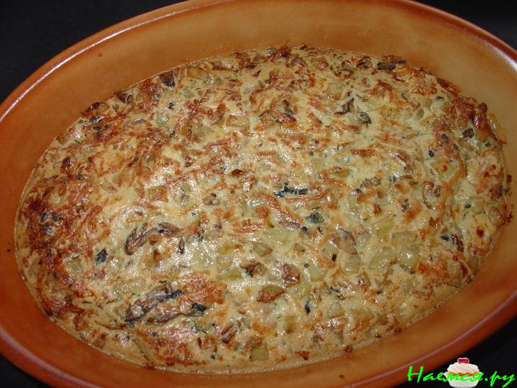 Рыбный пирог-запеканка