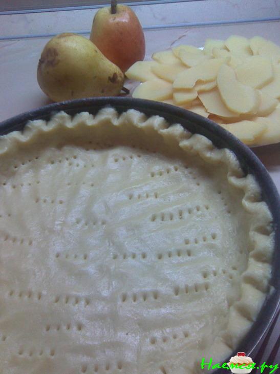 Пирог с заварным кремом, айвой и грушей для тех, кому не хватает «солнца»