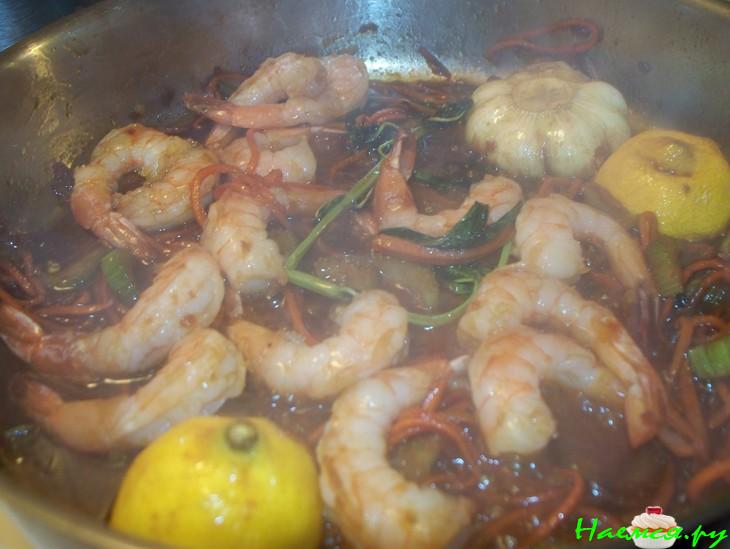 Креветки жареные пикантные Креветки жареные пикантные