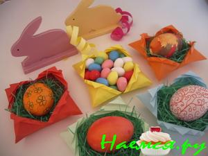 Японские корзиночки (украшение стола к Пасхе)
