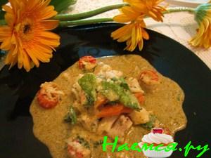 Фрикадельки из щуки с раками