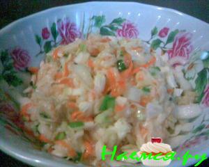 Пикантный овощной салат