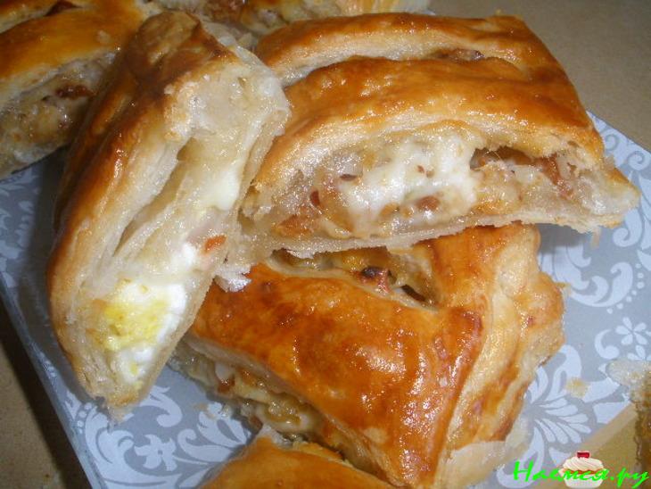 Слойки с разными начинками