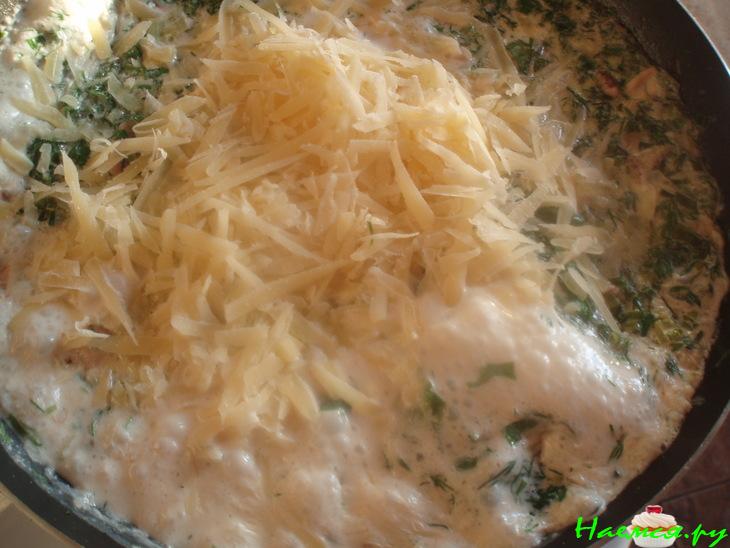 Морской коктейль с пармезаном