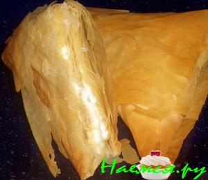 Пирожки из фило + рецепт теста