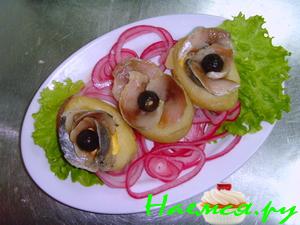 Сельдь с картофелем