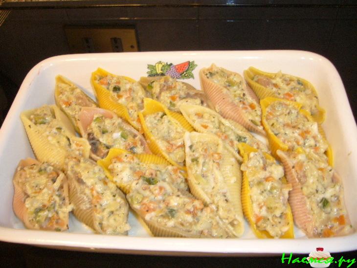 Фаршированные ракушки Фаршированные ракушки
