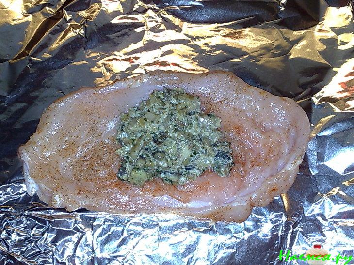 Куриные рулетики в фольге Куриные рулетики в фольге