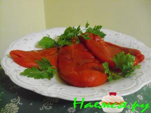Перец печеный маринованный