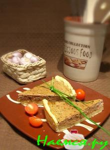 Пирог с куриной печенью