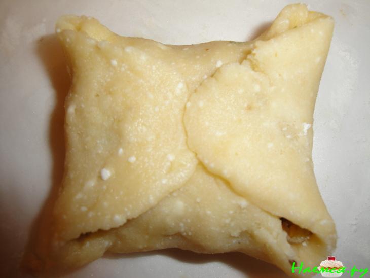 Конвертики из сырного теста