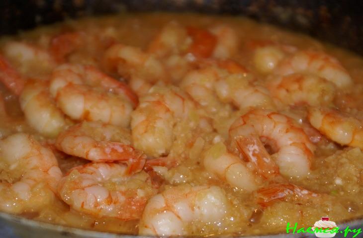 Креветки по-карибски