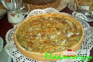 Тарт фруктовый с киви и яблоком