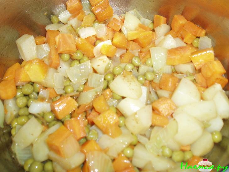 Овощной крем-суп со сливками