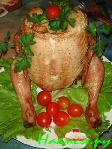 Хмельная курица на банке