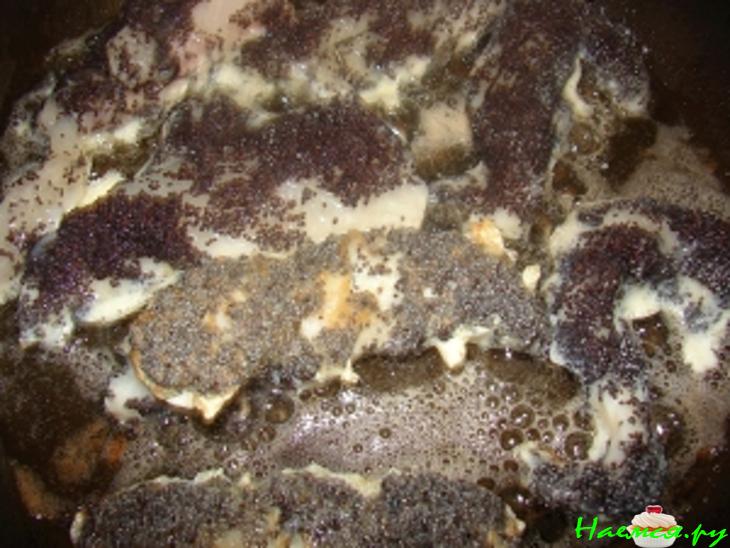 Белая рыба в маковой панировке Белая рыба в маковой панировке