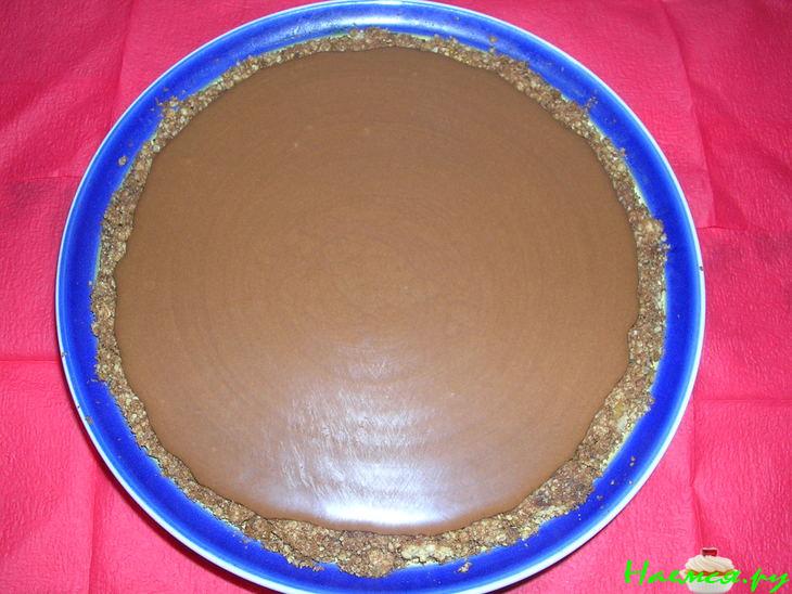 Шоколадный торт с кофейными куличиками из мороженного Шоколадный торт с кофейными куличиками из мороженного