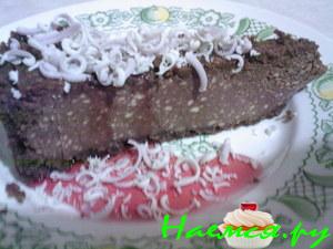 Шоколадно-банановый чизкейк