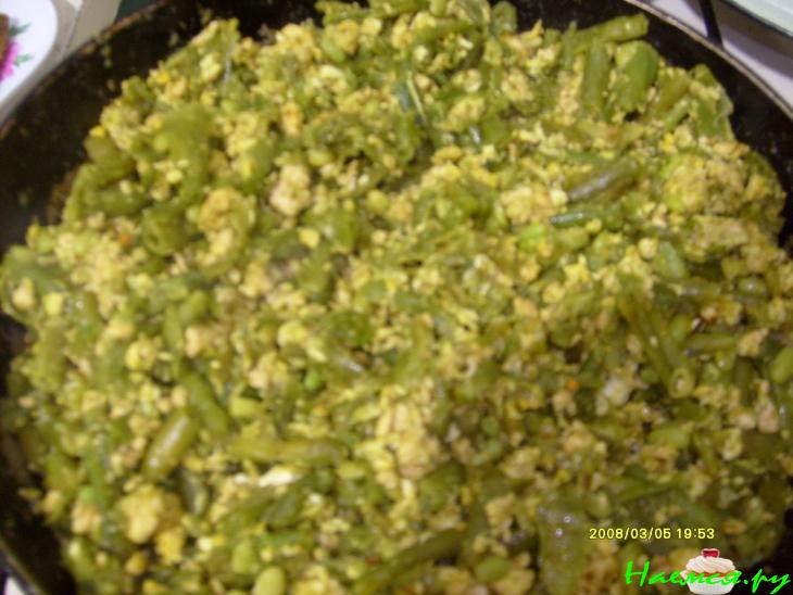 Лобио с говяжьим фаршем Лобио с говяжьим фаршем