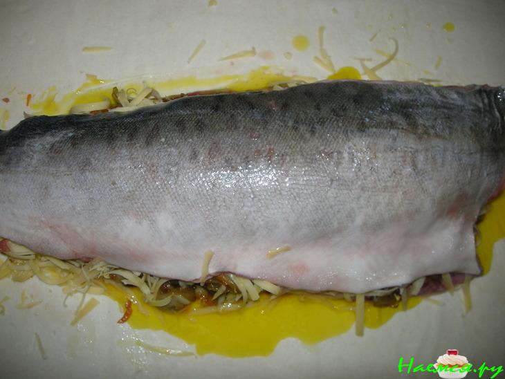 Рыбка в слоёном тесте