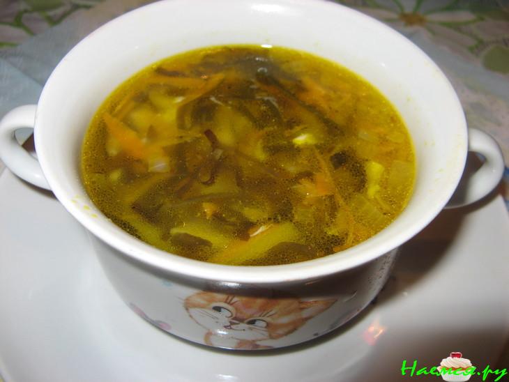 Суп с морской капустой Суп с морской капустой