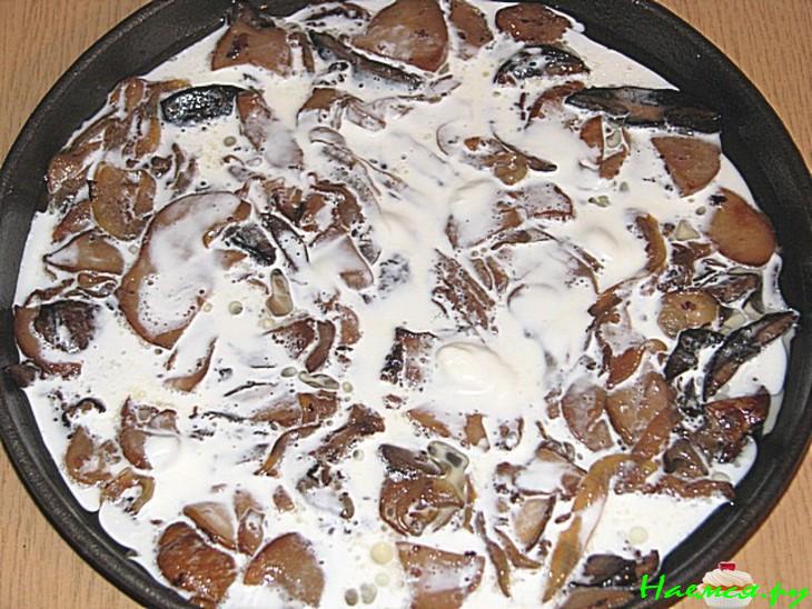 Грибная запеканка