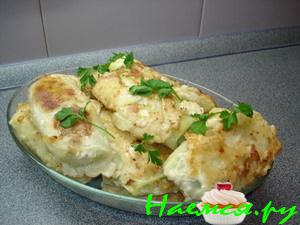 Голубцы с сыром сулугуни