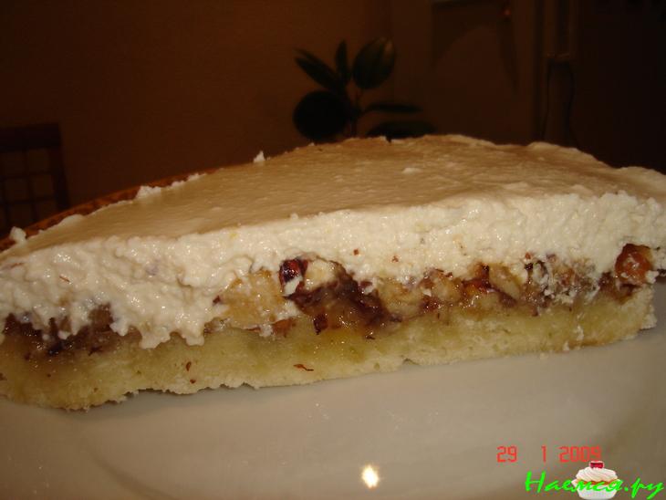 Медовый пирог с творогом