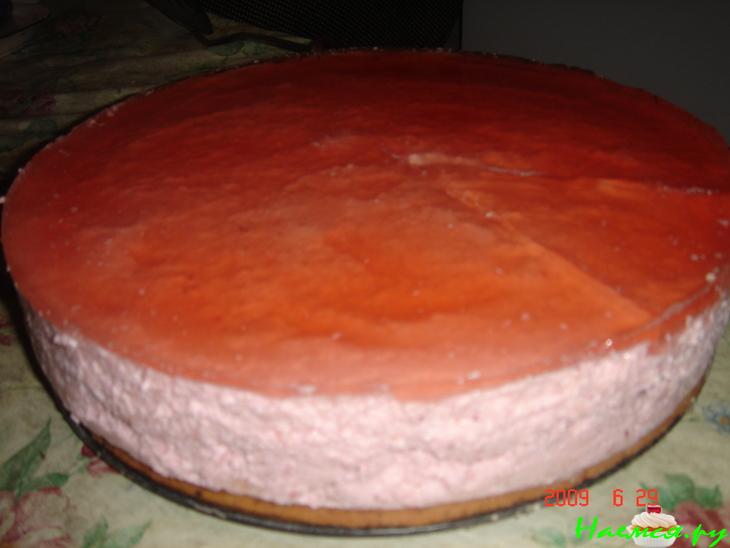 Творожный торт с клубничкой