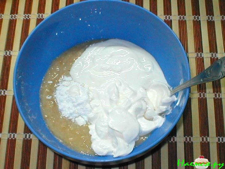 Крем из бананов и йогурта