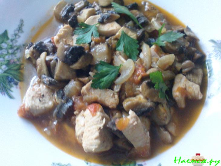 Грибное рагу очень вкусное