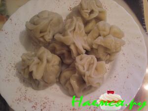 Хинкали со смешанным фаршем